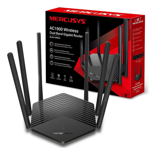 Enrutador inalámbrico Mercusys MR50g Gigabit de doble banda Ac1900