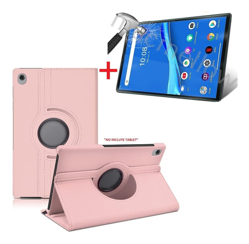 Cover Case+ Mica Glass 9h Para Lenovo M10 Plus 10.3 Tb-x606f