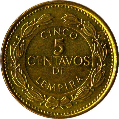 Moneda Honduras 5 Centavos De Lempira 1999