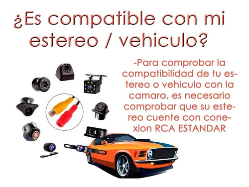 Imagen 2 de 10 de Camara De Reversa Universal Rca Mega Oferta