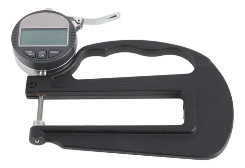 Medidor De Espesor Digital - Rango 0-10 Mm, Precisión ±0.03 Mm, Con Cabezal De Cerámica Y Pantalla LCD