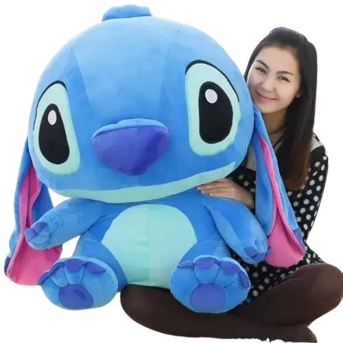 JUGUETE PELUCHE STITCH BEBE 50CM AZUL INFANTIL