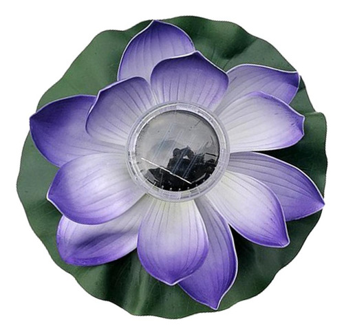 2 Faroles Led Flotantes Con Forma De Flor Nocturna Con Energ
