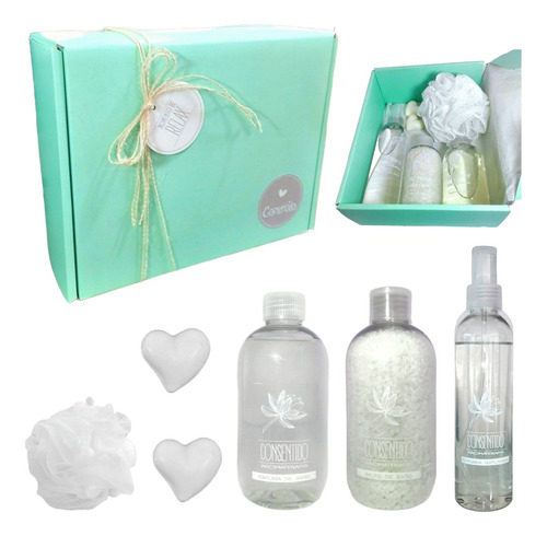 Set Caja Regalo Gift Box Kit Zen Jazmín Spa Aroma N38 Relax