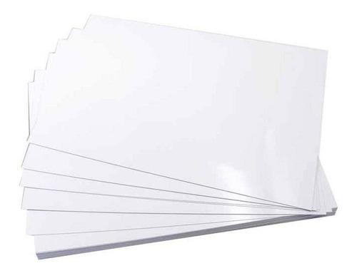 Kit Com 5 Pacotes Papel Foto Fotográfico High Glossy 180g A4 210x297mm (cada Pacote Contem 50 Unidades) Alta Qualidade