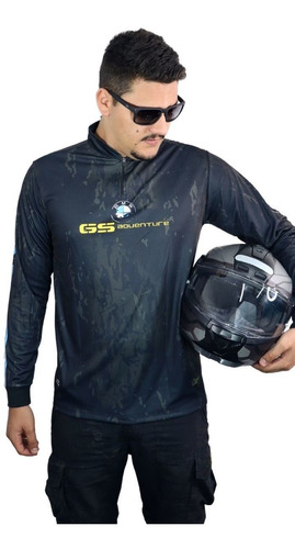 Imagem 1 de 7 de Camiseta Brk Motociclismo Gs Adventure Com Fpu 50+