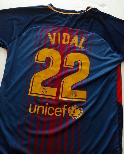 Camiseta Arturo Vidal Indumentaria Fc Barcelona Oficial | Mercado Libre