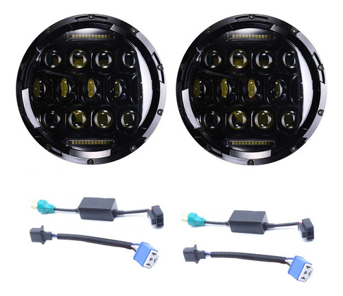 7 inch Para Am General Hummer Led Ronda Faro Delantero Doble