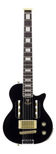 Viajero Eg1 Custom Guitarra Electrica Brillante, Color Negro