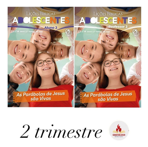 Kit Revista Adolescentes 4 Aluno + 1 Professor