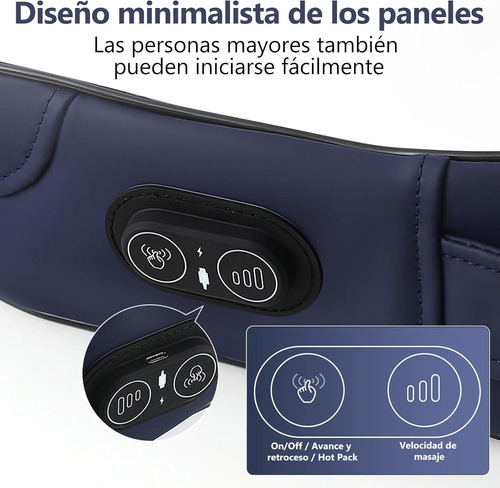 Masajeador De Espalda 4d Y Cuello Alivio Del Dolor Muscular