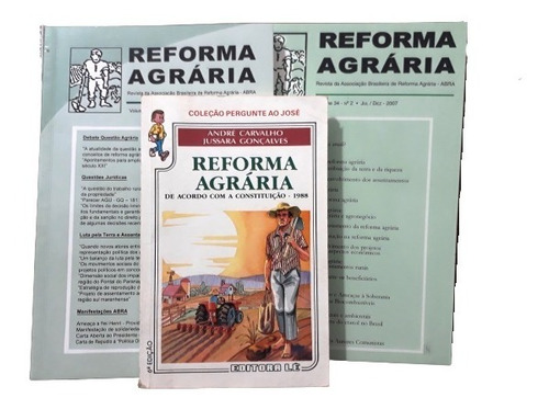 Livro + Revistas Reforma Agrária Teoria - Super Combo