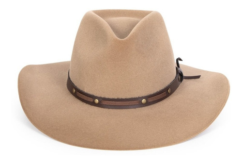 Chapéu Country Cowboy E Cowgirl Classic 2.0 Areia Aba 9 Cm 