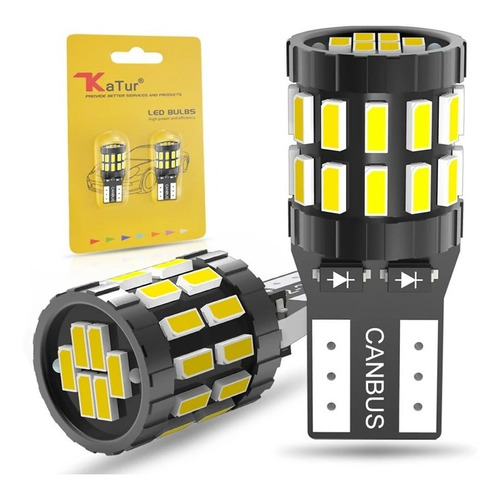 Par Ampolletas Blancas Led Canbus T10 W5w 300lm 12v