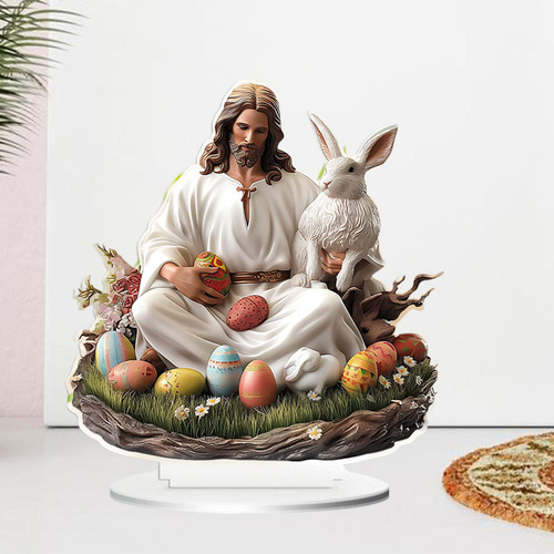 Decoración De De Pascua, Adorno Acrílico Plano 2d, Regalo,