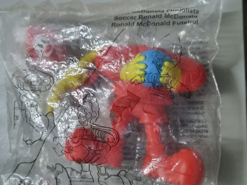 Boneco Ronald Mc Donalds Futebol Antigo 2008 Lacrado (Usado)