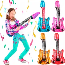 Comprar 10 Guitarras Globos Fiesta Eventos Batucada Inflables Rave