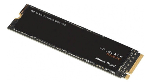 Ssd Wd Black Sn850 2tb Nvme Pcie Gen4 Cor preta