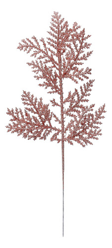 12 Ramas De Pino De Imitación De Color Rojo Brillante