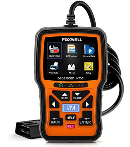 Foxwell Nt301 Obd2 Escáner Profesional Mejorado Obdii Lector