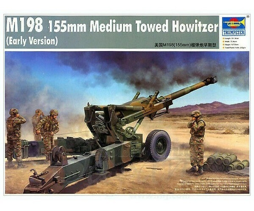 M198 155mm Medium (early Version) Trumpeter 02306 1:35