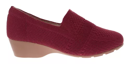 pompa Pero Detector Zapatos Color Vino Mujer | MercadoLibre 📦