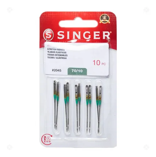 Agujas Singer 2045 Punto Bola Dorado Maquina Familiar X10und