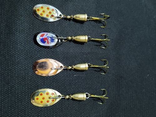 Spinner Mariposa Pesca Trucha Salmon 4 U/n