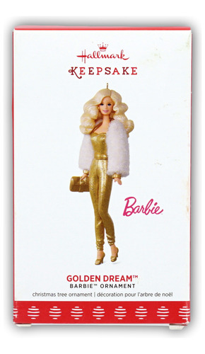 Hallmark Keepsake Ornament Barbie Golden Dream 2017 Edition
