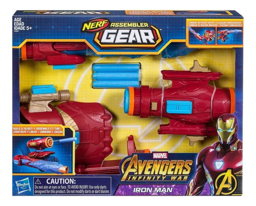 Marvel Avengers: Infinity War Nerf Iron Man Ensamblador E056