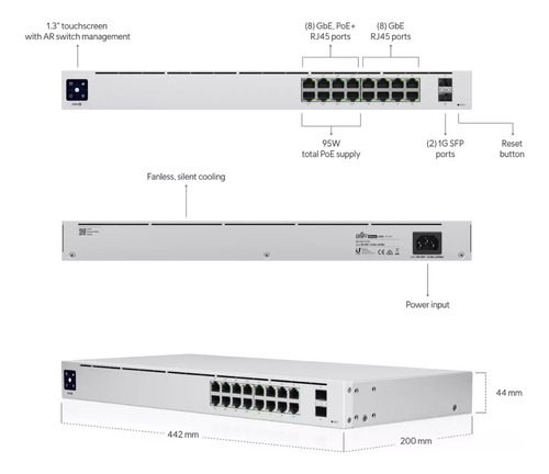 Switch Ubiquiti Usw 16 Poe