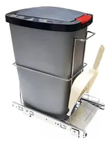 Comprar Cesto Porta Residuos Extraíble Tacho Tapa Push Open 25 Lts