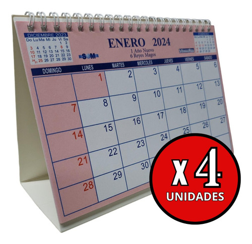 Calendario Almanaque 2024 Carpita Som  504 18,5 X 12,5 X 4 U