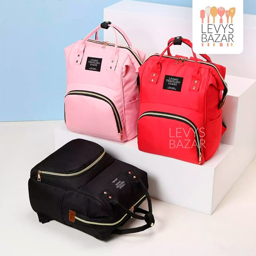 Imagen 6 de 10 de Mochila Maternal Impermeable Bolso Multifuncion Termica