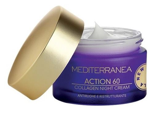 Crema Facial Anti Arrugas Noche Mediterranea 60 Años 50 Ml Tipo de piel Todo tipo de piel