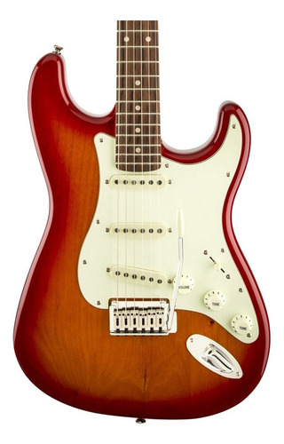 Guitarra Electrica Strato 3 Mics Palanca Tremolo Color Cherry Sunburst