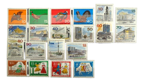 Alemania Berlín Lote 20 Sellos Año 1965 Completo Mint L16843