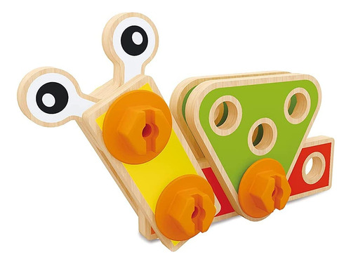 Set De Juego De Construcción De Madera Para Niño Pequeño