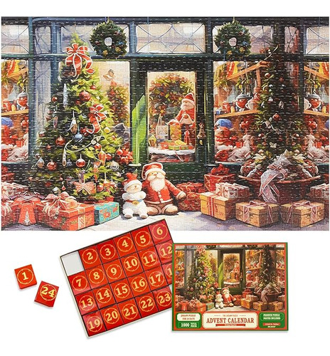 Calendario De Adviento De Navidad 2023 Tienda De Navidad 100