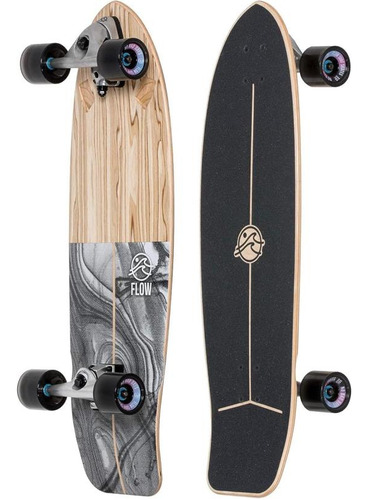 Flow Surf Skates Swell 33 Surf Skateboard Con Carving Truck 