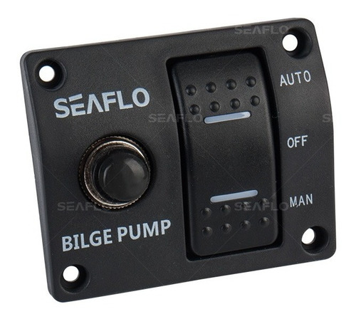 Imagen 6 de 10 de Bomba Achiq. Eléctrica 1100 Gph 12v + Tablero Seaflo+ Salida