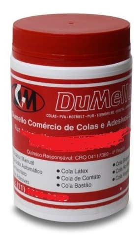 Cola Para Blocos De Papel Ou Cola Para Blocagem Vermelha 1kg