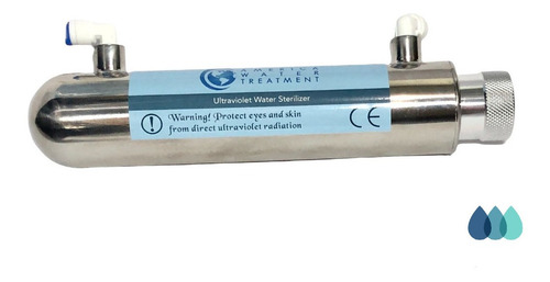 Imagen 2 de 3 de 6 Lampara Uv Germicida Para Desinfeccion De Agua 6 W
