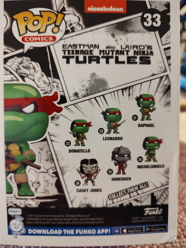 Funko Pop Donatello Chase Blanco Y Negro Tmnt Tortugas Ninja (Usado)