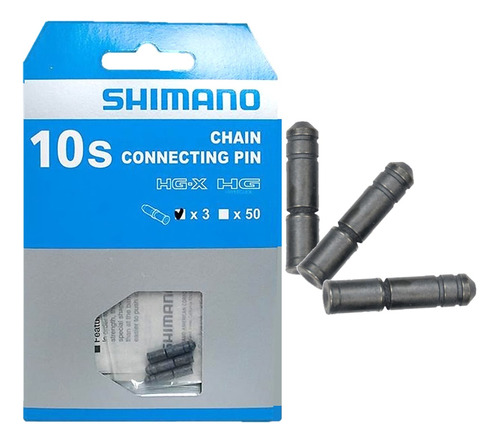 Pin Conector Cadenilla Shimano 10 V Cadena Bicicleta 3 Pzs 