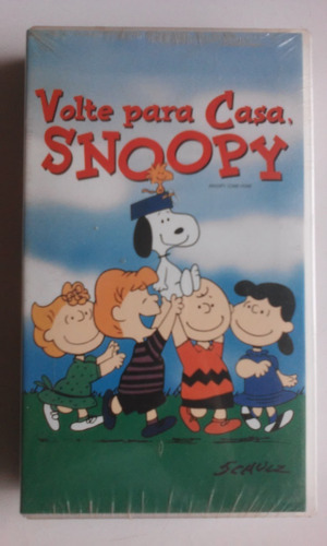 Fita Vhs Vídeo Volte Para Casa Snoopy 1972 Lacrada Raridade