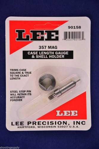 Case Length Gauge & Shell Holder Lee - 357 E 45acp