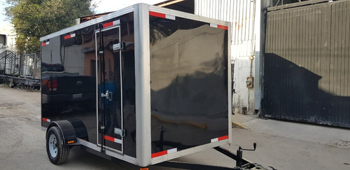 Remolque Traila Caja Cerrada Aluminio Camion Motos Guad 23 4