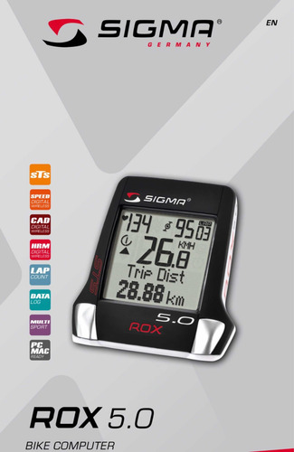Computadora Velocimetro De Bicicleta Sigma Rox 5.0