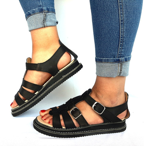 Sam123 Sandalias Vip Talles Grandes Maka2 Negra